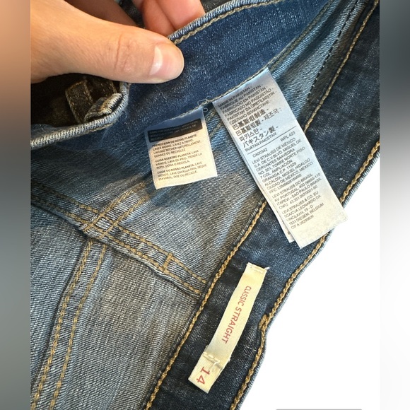 Women’s Levi’s Classic Straight Jeans - Size 14 - Picture 6 of 6